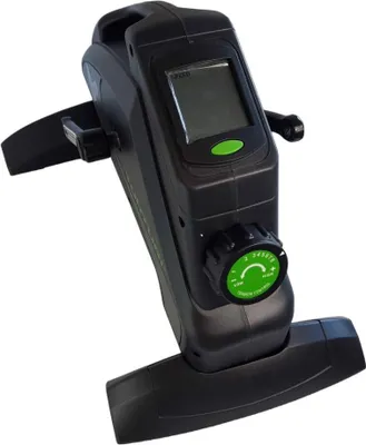 Zdjęcie produktu dla Trenażer pedałowy Tunturi Cardio Fit M35 - mini rower treningowy dla seniorów, trenażer nóg do użytku domowego, regulowany opór i wyświetlacz LCD do treningu ramion i nóg