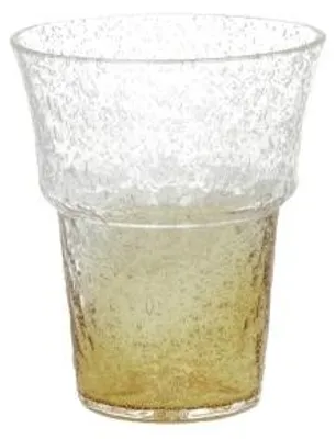 Productafbeelding van Pomax Inkra drinkglas, glas, amberkleurig, Ø 8,5 x H 10 cm