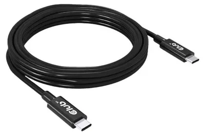 Produktbild von CLUB3D CAC-1579, 3 m, USB C, USB C, USB4 Gen 3x2, 40 Gbit/s, Schwarz