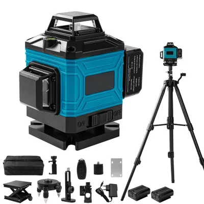 Produktbild von Selbstnivellierende Laser Wasserwaage mit Stativ und Fernbedienung