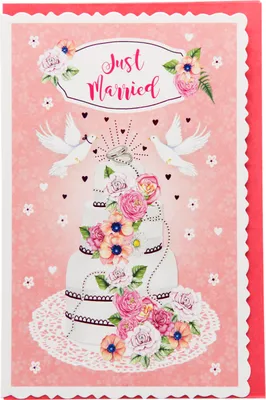 Produktbild von SUSY CARD Hochzeitskarte "Hochzeitstorte"