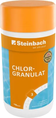 Produktbild von Steinbach Poolpflege Chlorgranulat 1 kg, Chlorprodukt