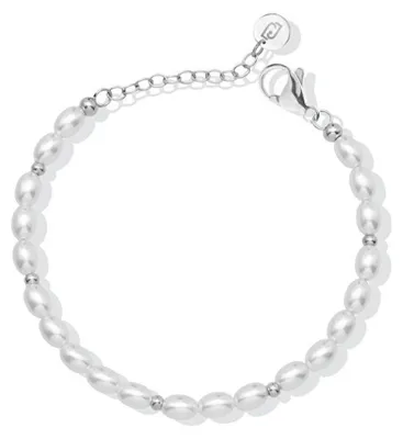 Image de Bracelet en acier avec perle synthétique LJ2847