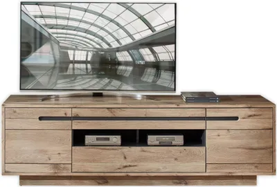 Produktbild von Lowboard BELLANO Viking Oak Nature mit Graphit