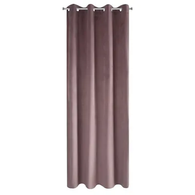 Zdjęcie produktu dla Eurofirany 355010, Przezroczysty, Różowy, Monochromatyczny, Poliester, Oczko, 215 g/m²