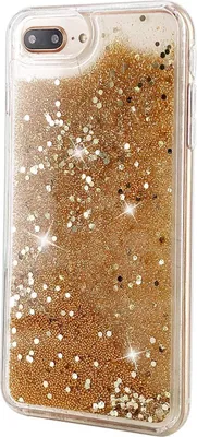 Produktbild von Sanduhr Glitzer Hülle für iPhone 6/6s/7/8 - Gold KP26765