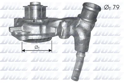 Produktbild von DOLZ Kühlmittelpumpe Wasserpumpe für FORD MONDEO II Kombi (BNP) F166