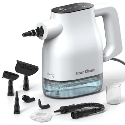 Immagine prodotto di Pulitore a vapore portatile con touchscreen - 1350 W - 9 accessori