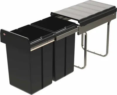 Produktbild von WESCO Traditionline Double-Boy 410 ECO/300-2, schwarz ab 30 cm Schrankbreite