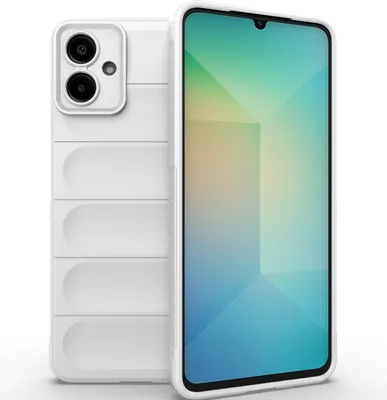 Produktbild von Handyhülle für Samsung Galaxy A06 Weich TPU Silikon Stossfest Anti-rutsch Hülle Weiß