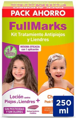 Obrázek produktu pro Šampon proti vším Fullmarks 2 dílná vlasová kúra