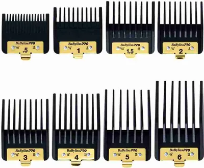 Image de Babyliss Pro 4Artist FXPCGE Premium Clipper Guards - jeu de 8 contre-peignes