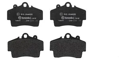 Produktbild von Bremsbelagsatz Scheibenbremse 16 mm BREMBO für u.a. PORSCHE BOXSTER