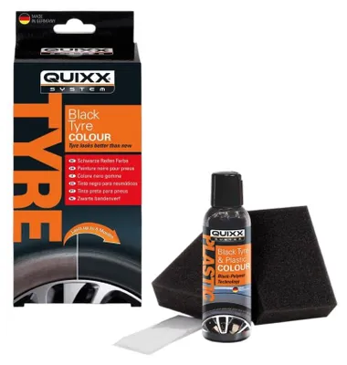 Obrázok produktu pre QUIXX Farba na pneumatiky Farba na pneumatiky čierna Tmel na pneumatiky čierny 75ml