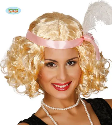 Produktbild von blonde Charleston Perücke für Damen
