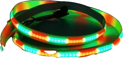Immagine prodotto di SK6812 Striscia LED COB RGB, 332 LED/m, cambio colore da sogno, 1 m