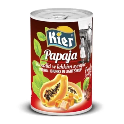 Zdjęcie produktu dla Papaja w syropie 420g/230g MARIMAX