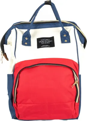 Produktbild von KIK KX6810_3 Rucksack für Mütter - beige/rot
