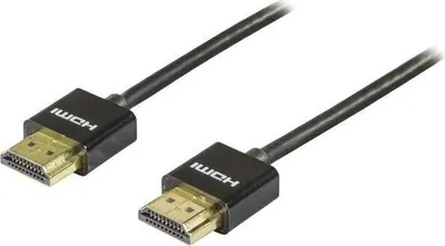 Immagine prodotto di Deltaco HDMI-1091 Cavo HDMI 1 m HDMI tipo A (standard) Nero (HDMI-1091)