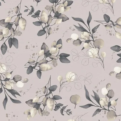 Produktbild von Vliestapete Blumentapete Beige Schwarz Blumenoptik 397684 Mustertapete Pure Elegance