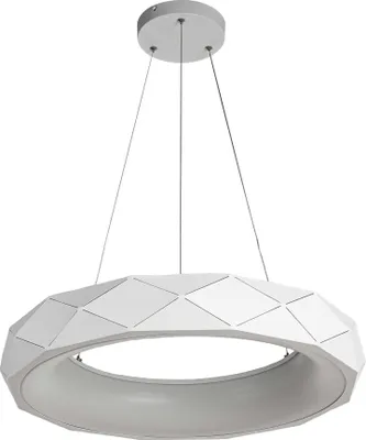 Zdjęcie produktu dla Lampa wisząca LED Reus biała 36W Neutralna biel 3240lm metal wym:100x60x60cm IP20 Light Prestige