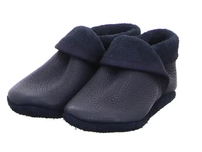 Produktbild von Orangenkinder Klassik Kleinkinder Krabbelschuhe Dunkelblau, 1-01-700