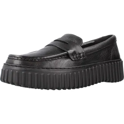 Produktbild von Clarks Slipper & Mokassin Torhill Penny, Glattleder, Schwarz, Damen