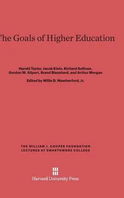 Produktbild von The Goals of Higher Education