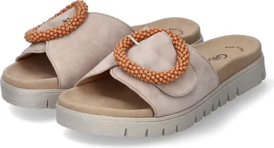 Immagine prodotto di Gabor muli da donna in pelle scamosciata beige Dimensioni: 36