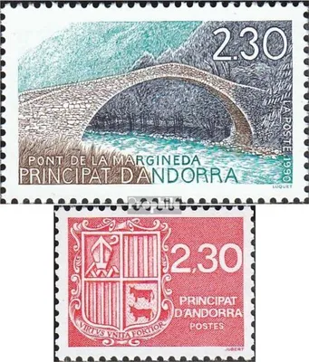 Produktbild von Briefmarken Andorra - Französische Post 1990 Mi 406,407 (kompl.Ausg.) postfrisch Tourismus