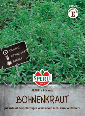 Produktbild von SPERLI Bohnenkrautsamen Pikanta Satureja hortensis 150 Pflanzen