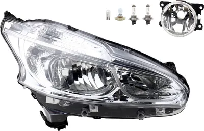 Produktbild von Johns, Scheinwerfer Halogen passend für Peugeot 208 03/12-05/15 H7 H7 R +Nebel+Leuchtm. 9802221280 9675450980