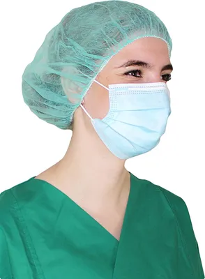 Produktbild von Medi-Inn Baretthauben (grün, 100 Stück)