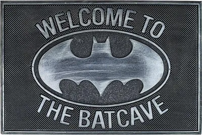 Image de Wycieraczka Batman - Witamy w Batcave 40 x 60 cm, Licencjonowana, Gumowa
