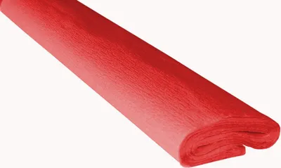 Produktbild von Krepppapier/Feinkrepp feuerrot 10 Rollen, 50 x 250 cm