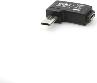 Produktbild von System-S Winkelstecker (rechts) Micro USB auf Micro USB Adapter