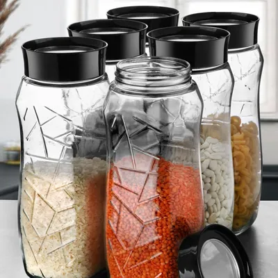 Gläserset, 6 Stück, 100 % Glas, 10 x 26 cm, transparent