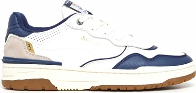 Image de Pepe Jeans Chester Ivy M - Cuir bleu marine/synthétique : Coupe normale : 43 Taille : 43 Largeur : Normale