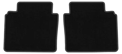 Imagen del producto de Alfombrillas traseras de moqueta para Hyundai Sonata VII 2014-2019 (sedán) – 2 piezas, negras, a medida – Wielganizator LUX