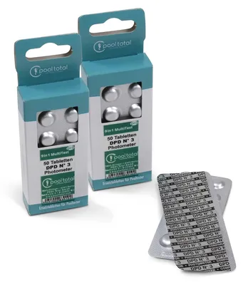 Produktbild von POOL Total 100 Testtabletten DPD 3 Photometer