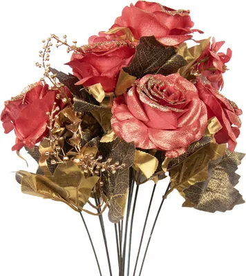 Produktbild von Clayre & Eef Kunstblume 50 cm Rot Kunststoff