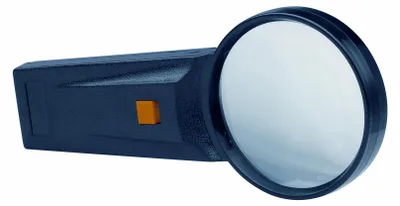 Produktbild von Alco Rundlupe 3-fach 75mm schwarz
