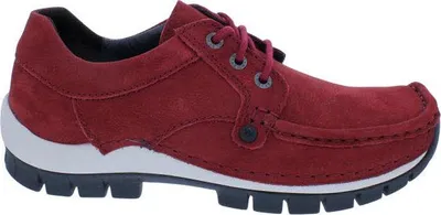 Produktbild von Wolky Seamy Fly Halbschuh 0473411-553, Antique Nubuck Leather, Cherry red, Wechselfußbett 42