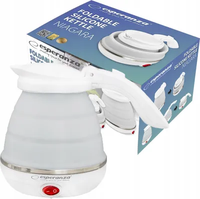 Produktbild von Reise-Wasserkocher Niagara 750W Faltbar 0.5L - Neue Silikon Esperanza