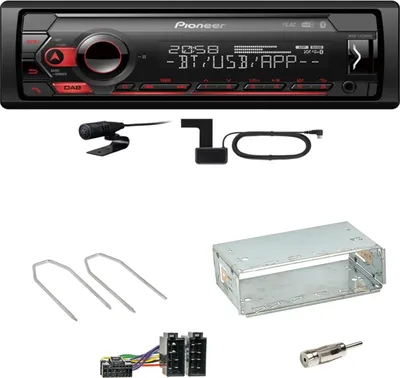 Produktbild von Pioneer MVH-S420DAB DAB+ Bluetooth Einbauset für Renault Megane 2 Clio 3 Modus