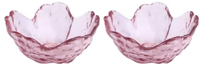 Productafbeelding van Elzusha - Set van 2 Roze Sakura Glazen IJsschalen - 54 ml Dessertbekers