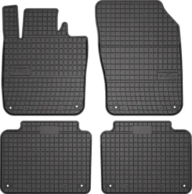 Image de Tapis de sol en caoutchouc pour Volvo V90 2016-2025 (break) – 4 pièces, noirs, sur mesure