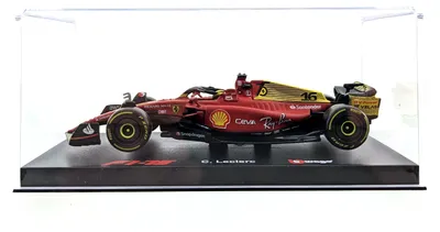 Produktbild von Bburago 18-36831 - Modellauto - Ferrari F1-75 Leclerc #16 Monza-Ausführung (mit Fahrer, Maßstab 1:43)