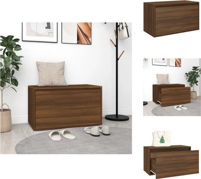 vidaXL Lavica do predsiene 80x40x45 cm Hnedá dubová lavica - Komody a lavice do predsiene