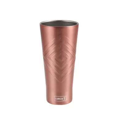 Produktbild von Lurch Doppelwandiger Becher, Edelstahl, 0,4 l, Roségold